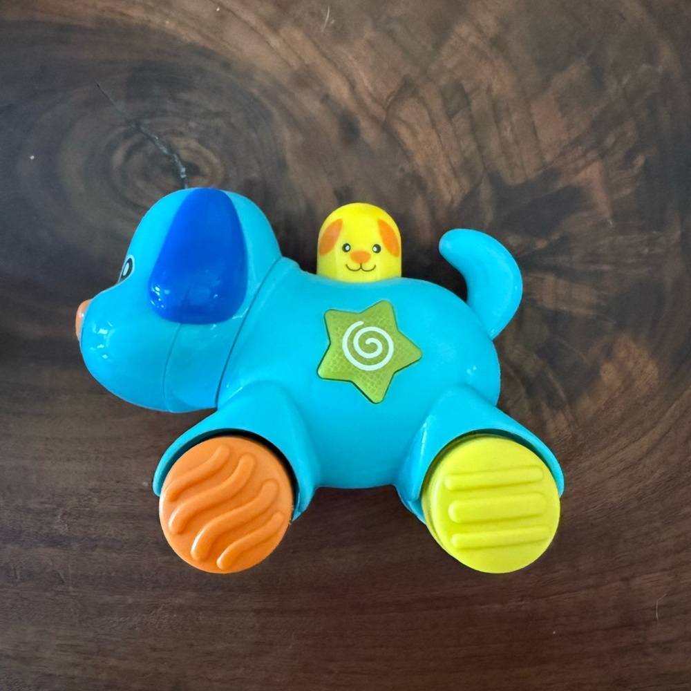 Colorful Pull-Back Puppy Toy